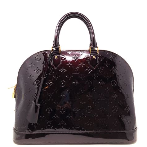 louis vuitton alma burgundy.